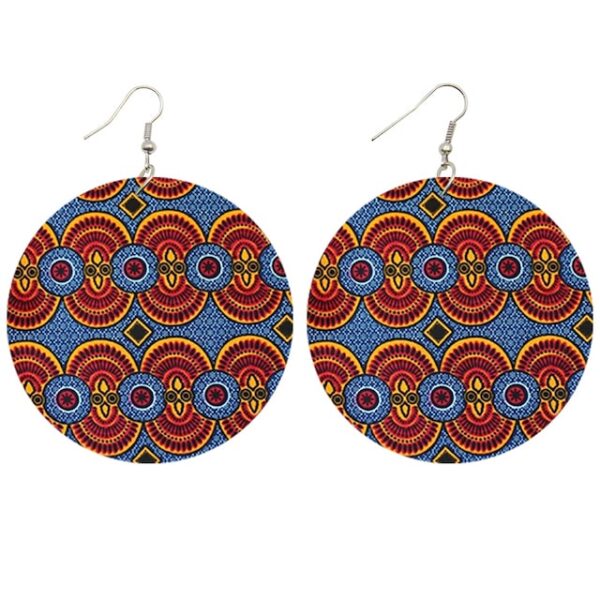 boucles d oreilles africaines en tissu. Monde Africain boutique en ligne de mode africaine.