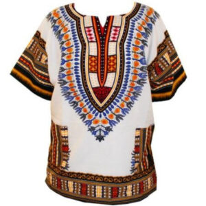 chemise africaine homme orange blanc. Monde Africain boutique en ligne de mode africaine.