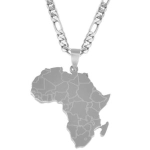 collier africain continent. Monde Africain boutique en ligne de mode africaine.