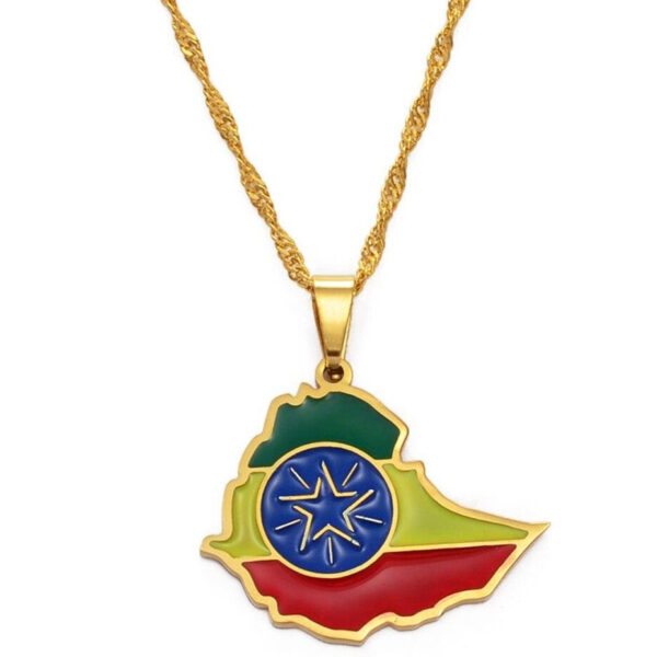 collier ethiopie. Monde Africain boutique en ligne de mode africaine.