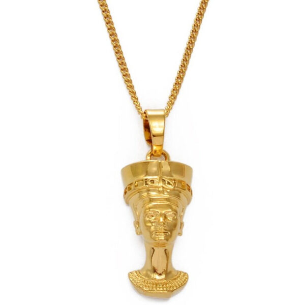 collier pendentif nefertiti. Monde Africain boutique en ligne de mode africaine.