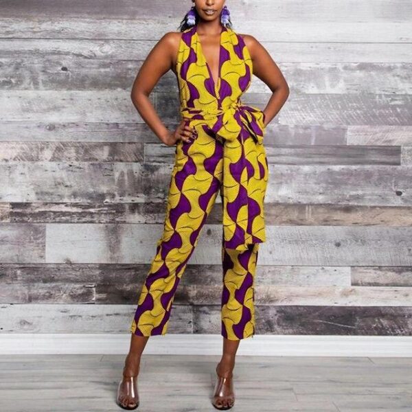 Ensemble pantalon en pagne africain MONDE AFRICAIN LTD