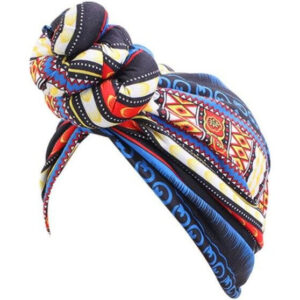 foulard tissu africain en noeud. Monde Africain boutique en ligne de mode africaine.