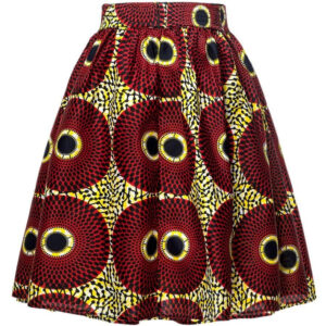 jupe africaine courte. Monde Africain boutique en ligne de mode africaine.