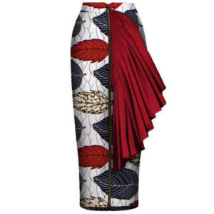 jupe crayon taille haute africaine. Monde Africain boutique en ligne de mode africaine.