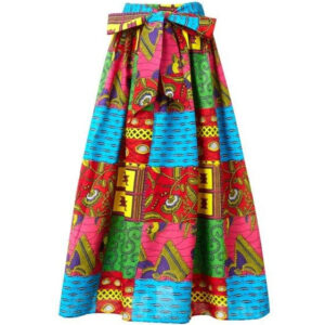 jupe longue tissu africain. Monde Africain boutique en ligne de mode africaine.
