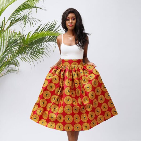 jupe paysanne africaine. Monde Africain boutique en ligne de mode africaine.