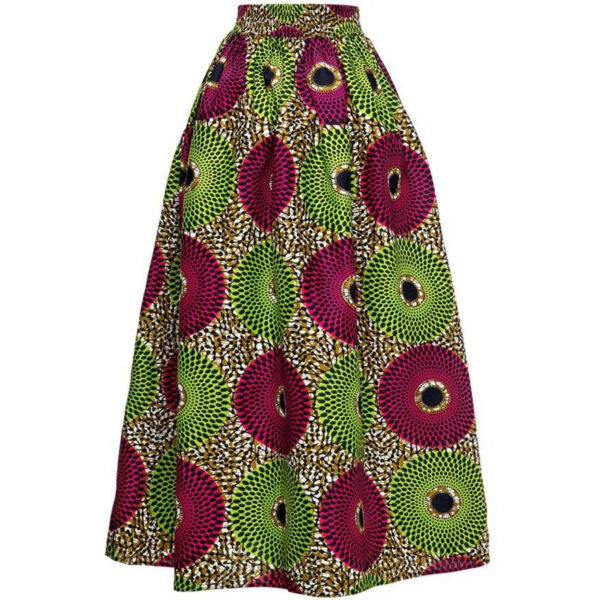 jupe taille haute tissu africain. Monde Africain boutique en ligne de mode africaine.