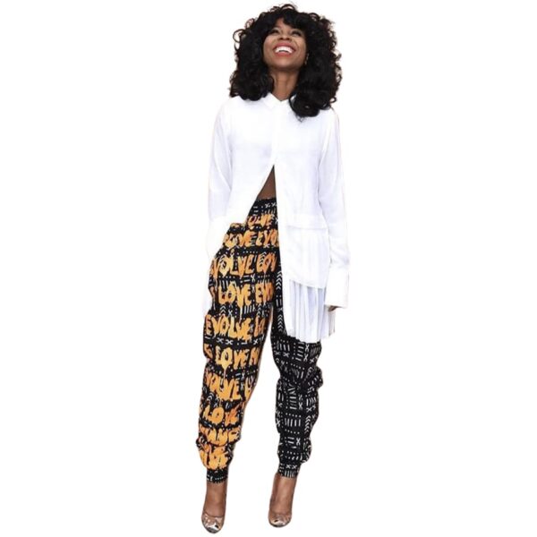 pantalon pagne africain femme. Monde Africain boutique en ligne de mode africaine.