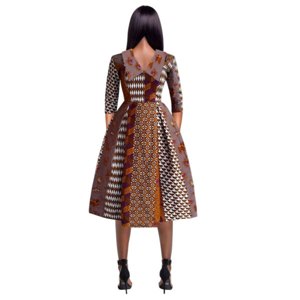 robe africaine longue chic. Monde Africain boutique en ligne de mode africaine.