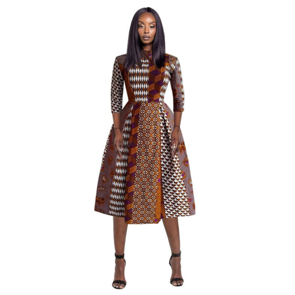 robe africaine longue chic. Monde Africain boutique en ligne de mode africaine.