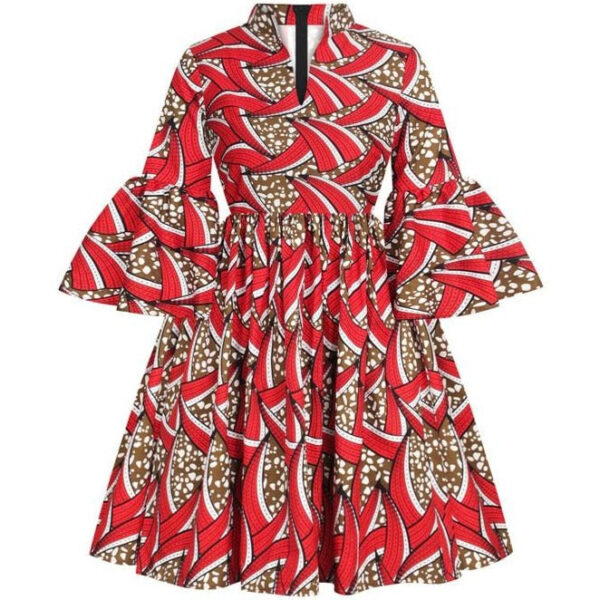 robe africaine rouge. Monde Africain boutique en ligne de mode africaine.
