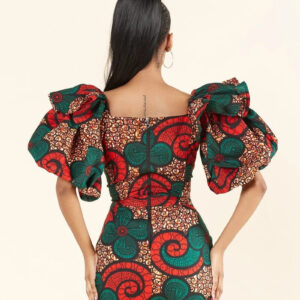 robe courte africaine. Monde Africain boutique en ligne de mode africaine.