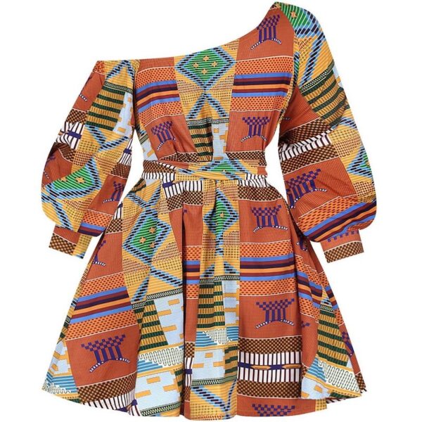 robe courte pagne africain. Monde Africain boutique en ligne de mode africaine.
