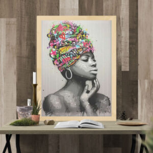tableau africaine portrait. Monde Africain boutique en ligne de mode africaine.