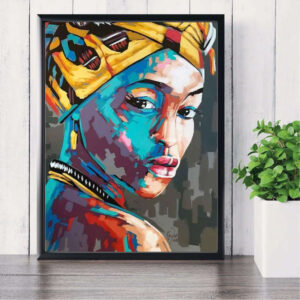 tableau femme africaine colore. Monde Africain boutique en ligne de mode africaine.