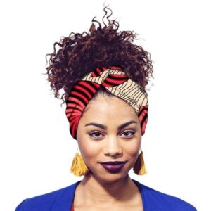 Foulard Africain Rouge. Acheter vos vêtements africains en ligne sur Monde Africain.com .