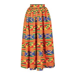 Jupe Africaine Motif Kente. Acheter vos vêtements africains en ligne sur Monde Africain.com .