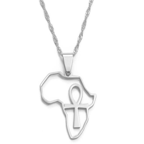 Pendentif Afrique Ankh Argent. Acheter vos vêtements africains en ligne sur Monde Africain.com .
