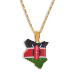 Pendentif Afrique Or kenya. Acheter vos vêtements africains en ligne sur Monde Africain.com .