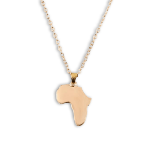 Pendentif Afrique Or Rose. Acheter vos vêtements africains en ligne sur Monde Africain.com .