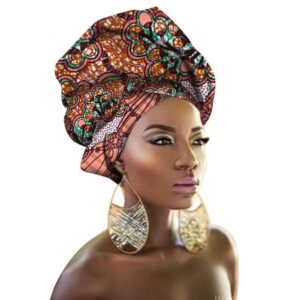 Turban Africain Abstrait. Acheter vos vêtements africains en ligne sur Monde Africain.com .