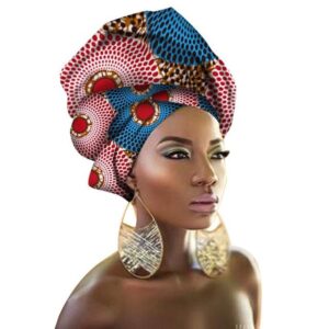 Turban Africain Imprimé Africain. Acheter vos vêtements africains en ligne sur Monde Africain.com .