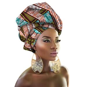 Turban Africain Original. Acheter vos vêtements africains en ligne sur Monde Africain.com .
