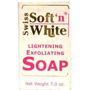softn white lightening exfoliating soap 200g. Monde Africain Votre boutique de cosmétiques africaine.